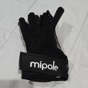 Mipole Black Right Glove One Side Only Size S